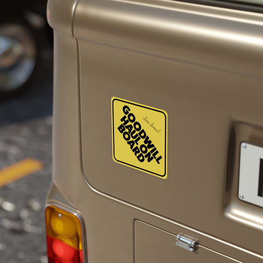 Goodwill Haul On Board – Secondhand Shopping Sticker