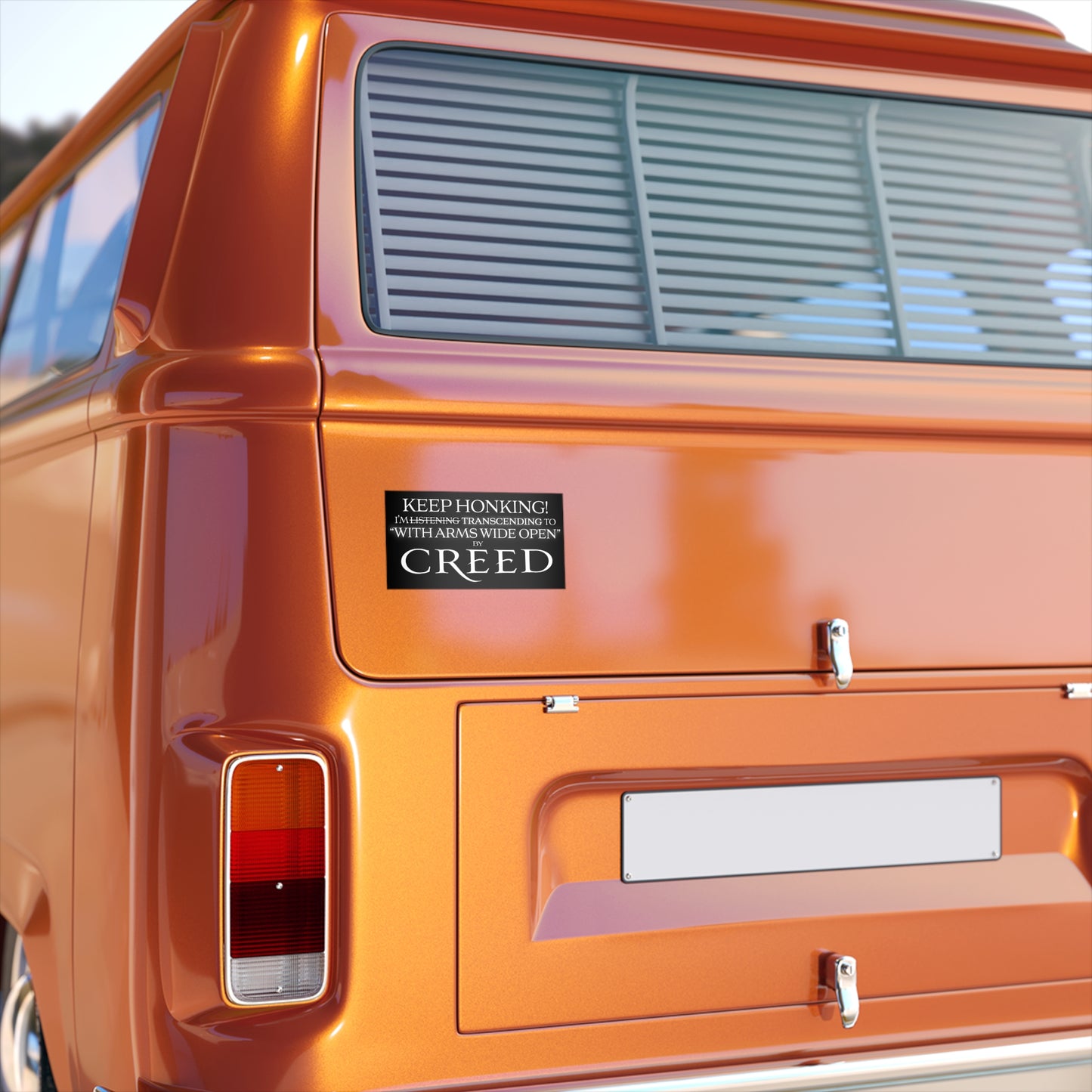 With Arms Wide Open – Creed Fan Vinyl Bumper Sticker