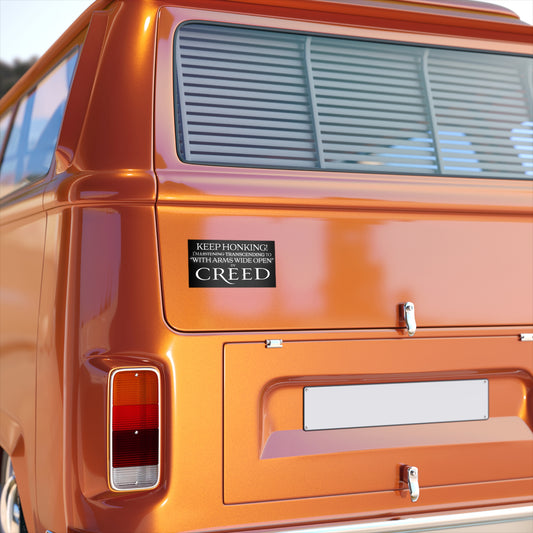 With Arms Wide Open – Creed Fan Vinyl Bumper Sticker